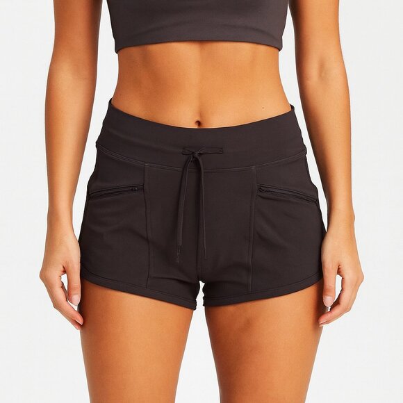 Active Life Deep Plum Stretch Athletic Shorts Women’s Medium - Picture 1 of 6
